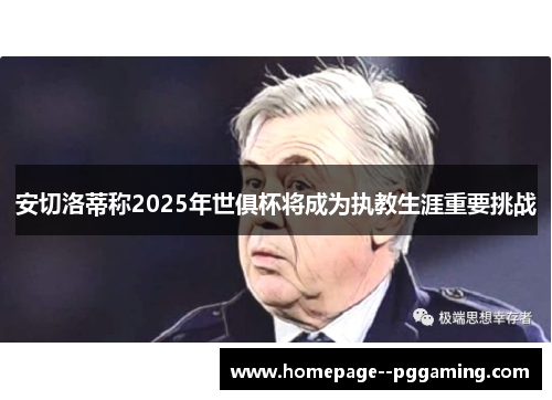 安切洛蒂称2025年世俱杯将成为执教生涯重要挑战